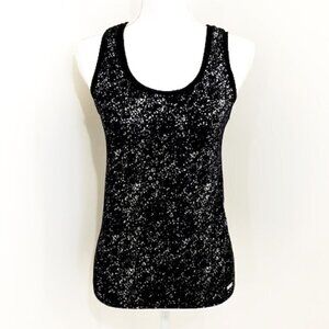 Calvin Klein Black Tank Top W/ Silver Specs